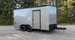 2026 Haulmark 8.5×16 SXS Trailer | 7’6″ Tall | Ext Tongue | Beavertail