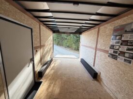 2026 Haulmark 8.5×16 SXS Trailer | 7’6″ Tall | Ext Tongue | Beavertail