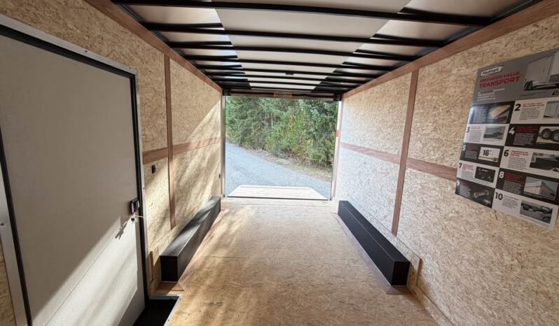 2026 Haulmark 8.5×16 SXS Trailer | 7’6″ Tall | Ext Tongue | Beavertail