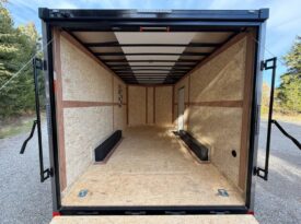 2026 Haulmark 8.5×16 SXS Trailer | 7’6″ Tall | Ext Tongue | Beavertail