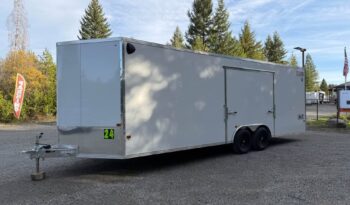 
										2026 Alcom 8.5×24 Enclosed Car Hauler |All Aluminum | H 7’ | Gullwing Door full									