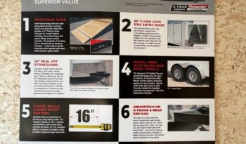 
										2026 Haulmark 8.5×16 SXS Trailer | 7’6″ Tall | Ext Tongue | Beavertail full									