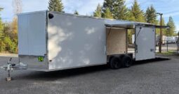 2026 Alcom 8.5×24 Enclosed Car Hauler |All Aluminum | H 7’ | Gullwing Door