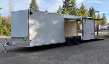 2026 Alcom 8.5x24 Enclosed Car Hauler |All Aluminum | H 7’ | Gullwing Door