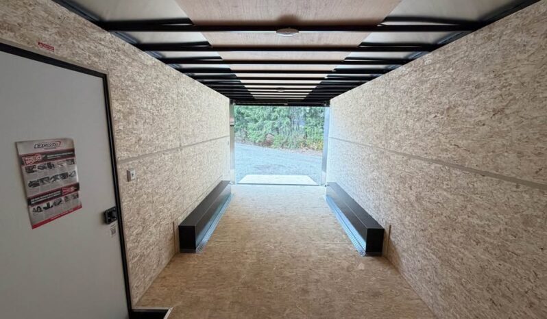 
								2026 Bravo Scout 8.5×18 Enclosed Trailer | Spread Axle| Beavertail | .08 Black Hardbody Exterior full									