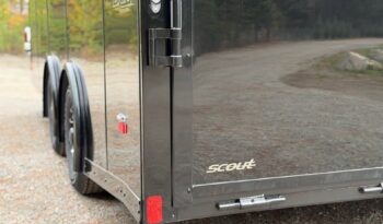 
										2026 Bravo Scout 8.5×18 Enclosed Trailer | Spread Axle| Beavertail | .08 Black Hardbody Exterior full									