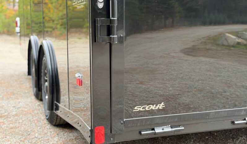 
								2026 Bravo Scout 8.5×18 Enclosed Trailer | Spread Axle| Beavertail | .08 Black Hardbody Exterior full									