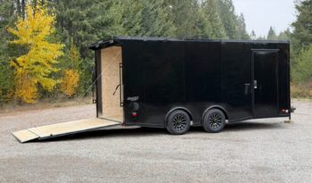 
										2026 Bravo Scout 8.5×18 Enclosed Trailer | Spread Axle| Beavertail | .08 Black Hardbody Exterior full									