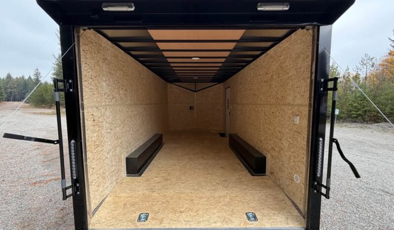 
								2026 Bravo Scout 8.5×18 Enclosed Trailer | Spread Axle| Beavertail | .08 Black Hardbody Exterior full									