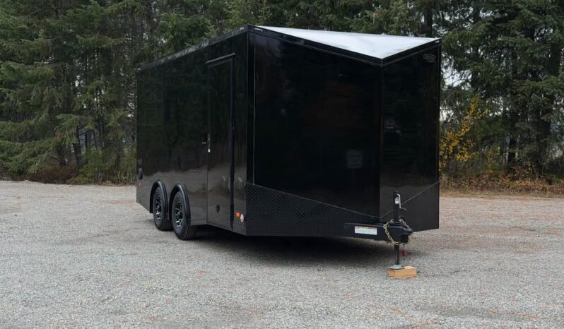 
								2026 Bravo Scout 8.5×18 Enclosed Trailer | Spread Axle| Beavertail | .08 Black Hardbody Exterior full									