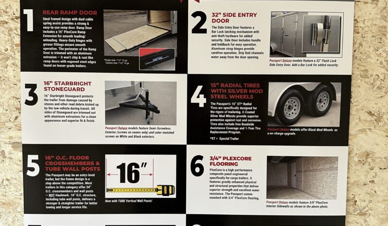 
								2026 Haulmark Passport 7×14 Cargo Trailer | 7′ H | Barn Doors full									