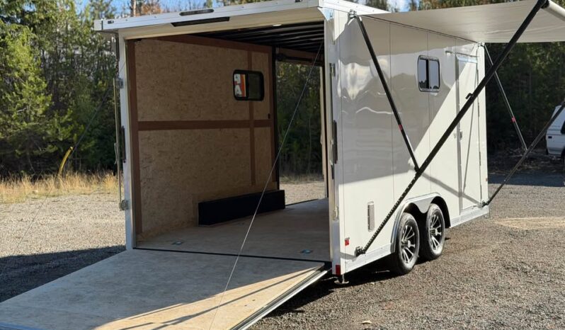 2026 Haulmark Grizzly 8.5×16 Multi-use Trailer | 7’6″ Tall | Side Ramp Door | Awning | Battery
