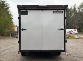 2026 Haulmark 8.5×18 Car Cargo Trailer | 7’6″ Tall| Finished Interior |Lifted 5.2k Torsion Axles