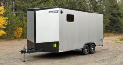 2026 Haulmark 8.5×18 Car Cargo Trailer | 7’6″ Tall| Finished Interior |Lifted 5.2k Torsion Axles