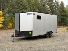 2026 Haulmark 8.5×18 Car Cargo Trailer | 7’6″ Tall| Finished Interior |Lifted 5.2k Torsion Axles
