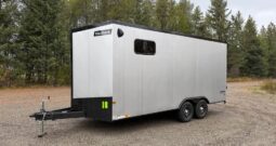 2026 Haulmark 8.5×18 Car Cargo Trailer | 7’6″ Tall| Finished Interior |Lifted 5.2k Torsion Axles