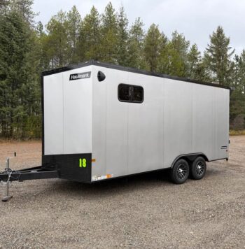2026 Haulmark 8.5x18 Car Cargo Trailer | 7'6" Tall| Finished Interior |Lifted 5.2k Torsion Axles