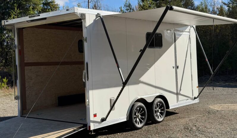
								2026 Haulmark Grizzly 8.5×16 Multi-use Trailer | 7’6″ Tall | Side Ramp Door | Awning | Battery full									