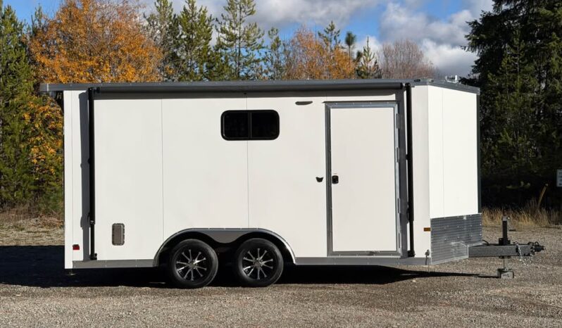 
								2026 Haulmark Grizzly 8.5×16 Multi-use Trailer | 7’6″ Tall | Side Ramp Door | Awning | Battery full									
