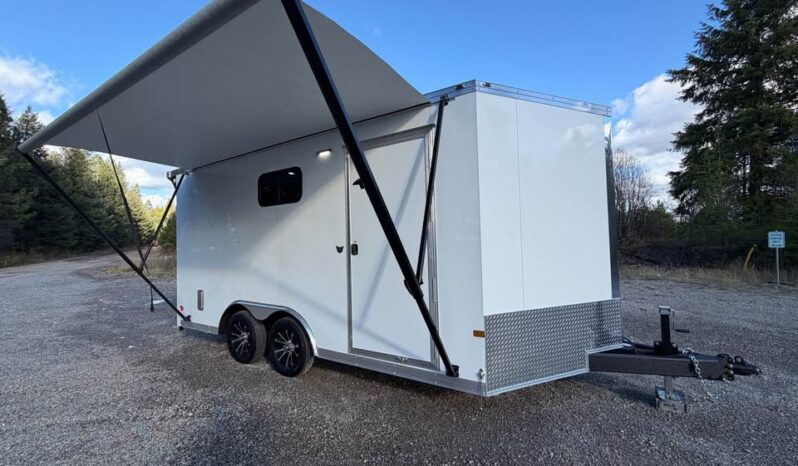 
								2026 Haulmark Grizzly 8.5×16 Multi-use Trailer | 7’6″ Tall | Side Ramp Door | Awning | Battery full									