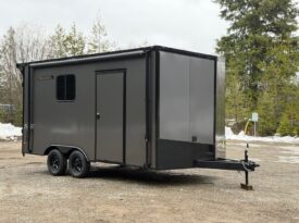 2026 Haulmark 8.5×16 ATV SXS Trailer | Insulated | Lifted 3.5k Torsion Axles | Awning