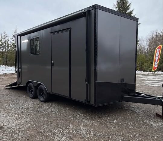 2026 Haulmark 8.5×16 ATV SXS Trailer | Insulated | Lifted 3.5k Torsion Axles | Awning