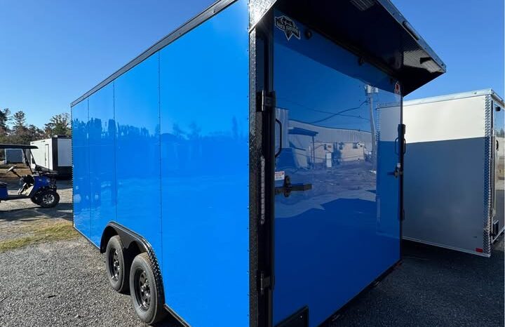 2026 Diamond Cargo 8.5×16 Utility Trailer | Finished Interior | A/C | Cabinets | 50 amp