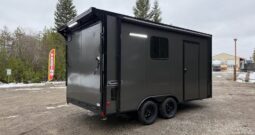 2026 Haulmark 8.5×16 ATV SXS Trailer | Insulated | Lifted 3.5k Torsion Axles | Awning