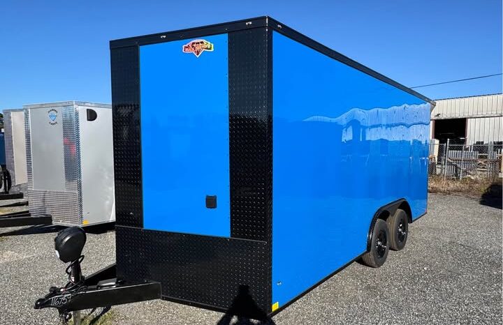 2026 Diamond Cargo 8.5×16 Utility Trailer | Finished Interior | A/C | Cabinets | 50 amp