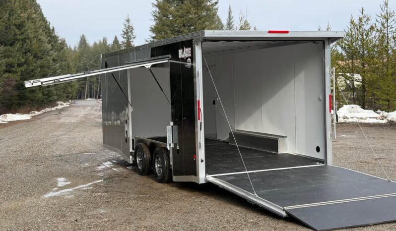 2026 Alcom Blaze 8.5×20 | Race Car Trailer | Finished Interior | All Aluminum | Premium Escape Door