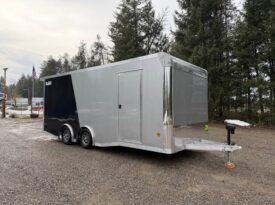 2026 Alcom Blaze 8.5×20 | Race Car Trailer | Finished Interior | All Aluminum | Premium Escape Door