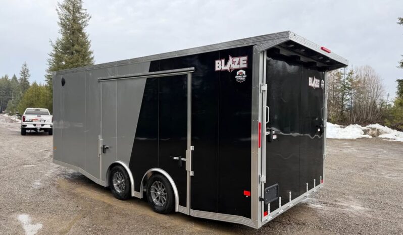 
								2026 Alcom Blaze 8.5×20 | Race Car Trailer | Finished Interior | All Aluminum | Premium Escape Door full									