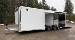 2026 Alcom Blaze 8.5×24 | Race Car Trailer | Finished Interior | All Aluminum | Gullwing Door