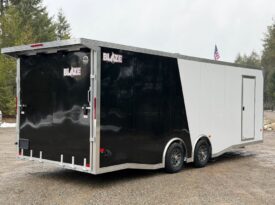 2026 Alcom Blaze 8.5×24 | Race Car Trailer | Finished Interior | All Aluminum | Gullwing Door
