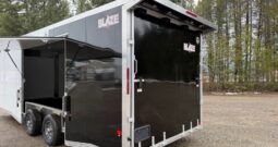 2026 Alcom Blaze 8.5×24 | Race Car Trailer | Finished Interior | All Aluminum | Gullwing Door