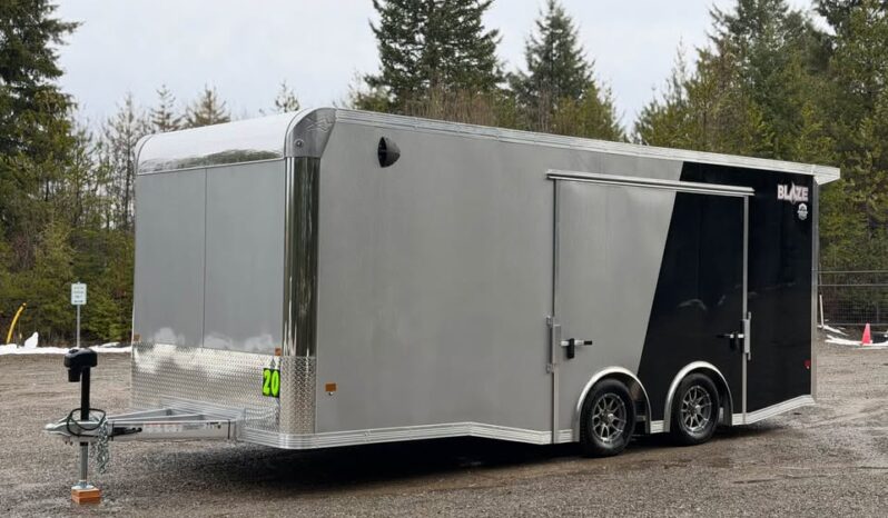 
								2026 Alcom Blaze 8.5×20 | Race Car Trailer | Finished Interior | All Aluminum | Premium Escape Door full									