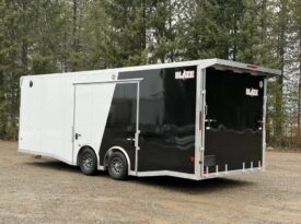 2026 Alcom Blaze 8.5×24 | Race Car Trailer | Finished Interior | All Aluminum | Gullwing Door