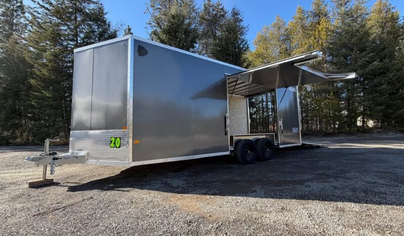 
								2026 Alcom Blaze 8.5×20 Car Trailer | Aluminum | Gullwing Door | 5.2k Axles full									