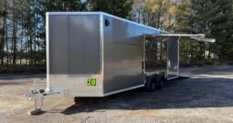 2026 Alcom Blaze 8.5×20 Car Trailer | Aluminum | Gullwing Door | 5.2k Axles