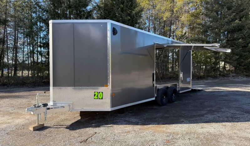 2026 Alcom Blaze 8.5x20 Car Trailer | Aluminum | Gullwing Door | 5.2k Axles