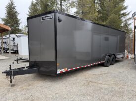 2026 Haulmark 8.5×28 Car Trailer | 7’6″ Tall | 12k GVWR | .080 Polycore Panels