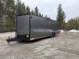 2026 Haulmark 8.5×28 Car Trailer | 7’6″ Tall | 12k GVWR | .080 Polycore Panels