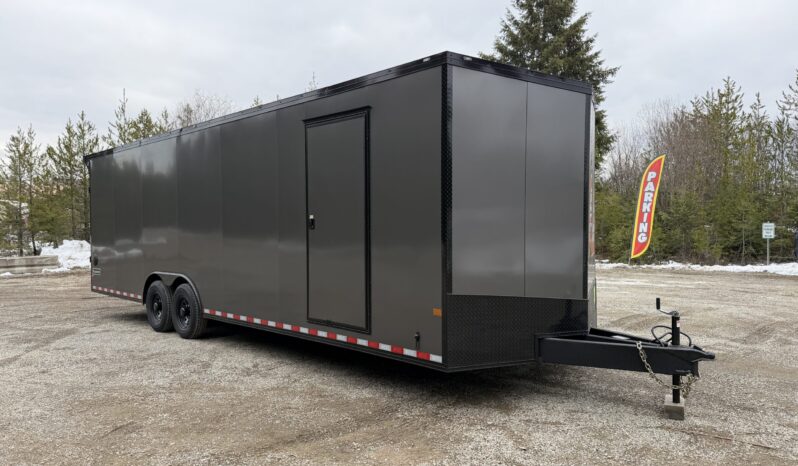 2026 Haulmark 8.5×28 Car Trailer | 7’6″ Tall | 12k GVWR | .080 Polycore Panels