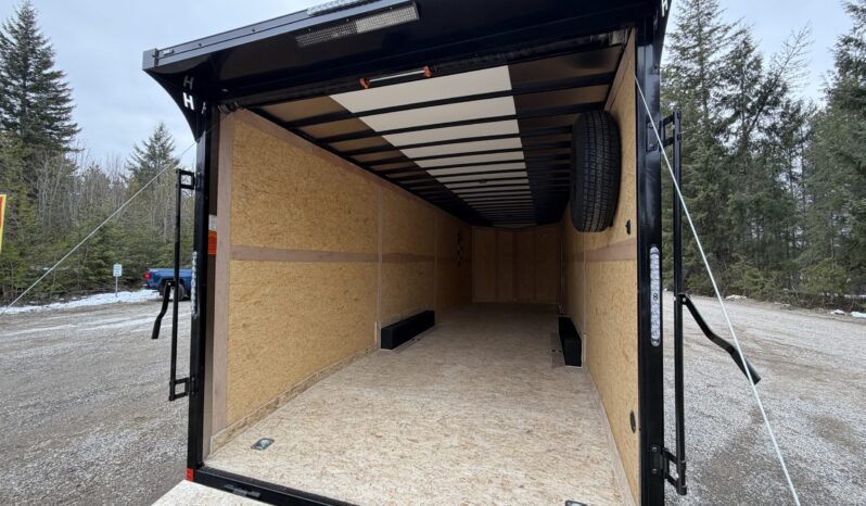 
								2026 Haulmark 8.5×28 Car Trailer | 7’6″ Tall | 12k GVWR | .080 Polycore Panels full									