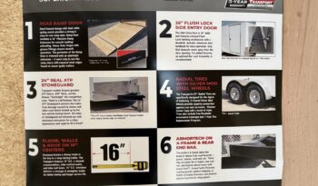 
										2026 Haulmark 8.5×28 Car Trailer | 7’6″ Tall | 12k GVWR | .080 Polycore Panels full									