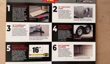 
										2026 Haulmark 7×16 Contractor Trailer | 7′ Interior | Ramp Door | Spare Tire full									