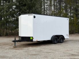 2026 Haulmark 7×16 Contractor Trailer | 7′ Interior | Ramp Door | Spare Tire
