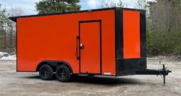 2026 Black Diamond Cargo 8.5×16 SXS Trailer | Extra Tall | 3.5k Tandem Axle | 1 Piece Roof