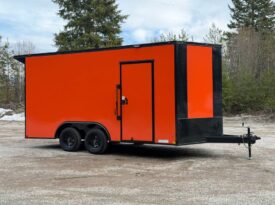 2026 Black Diamond Cargo 8.5×16 SXS Trailer | Extra Tall | 3.5k Tandem Axle | 1 Piece Roof
