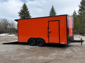 2026 Black Diamond Cargo 8.5×16 SXS Trailer | Extra Tall | 3.5k Tandem Axle | 1 Piece Roof